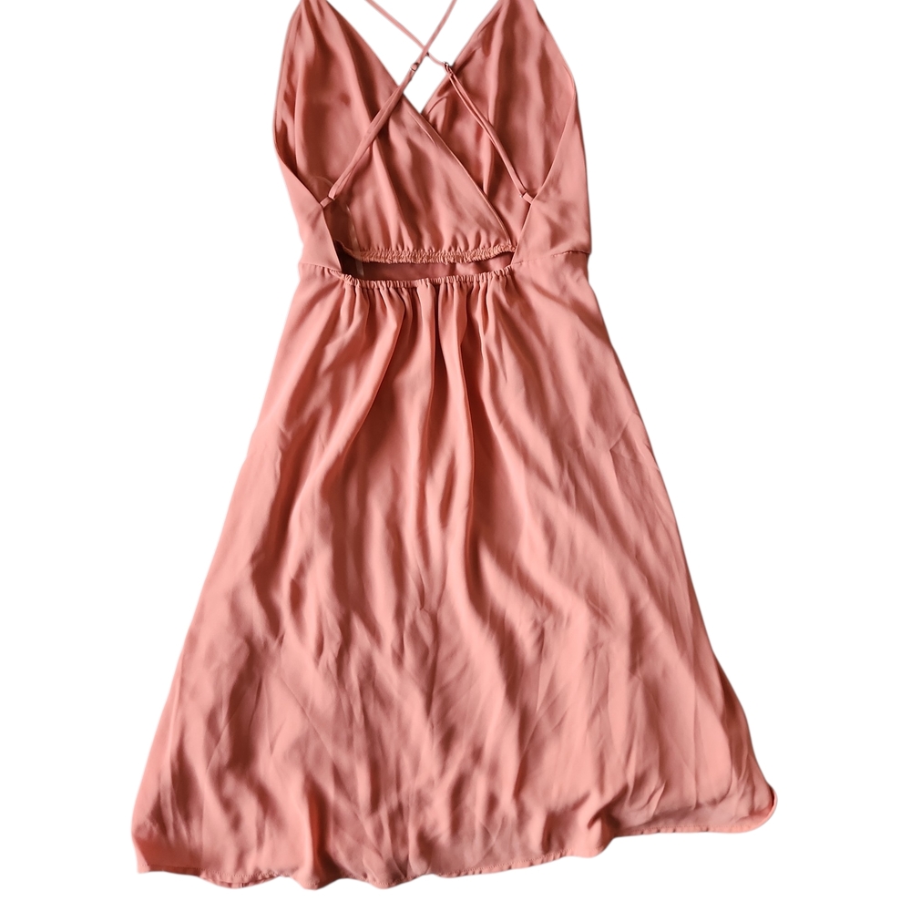 Lush Wrap Midi Dress-Size Small - Picture 2 of 10